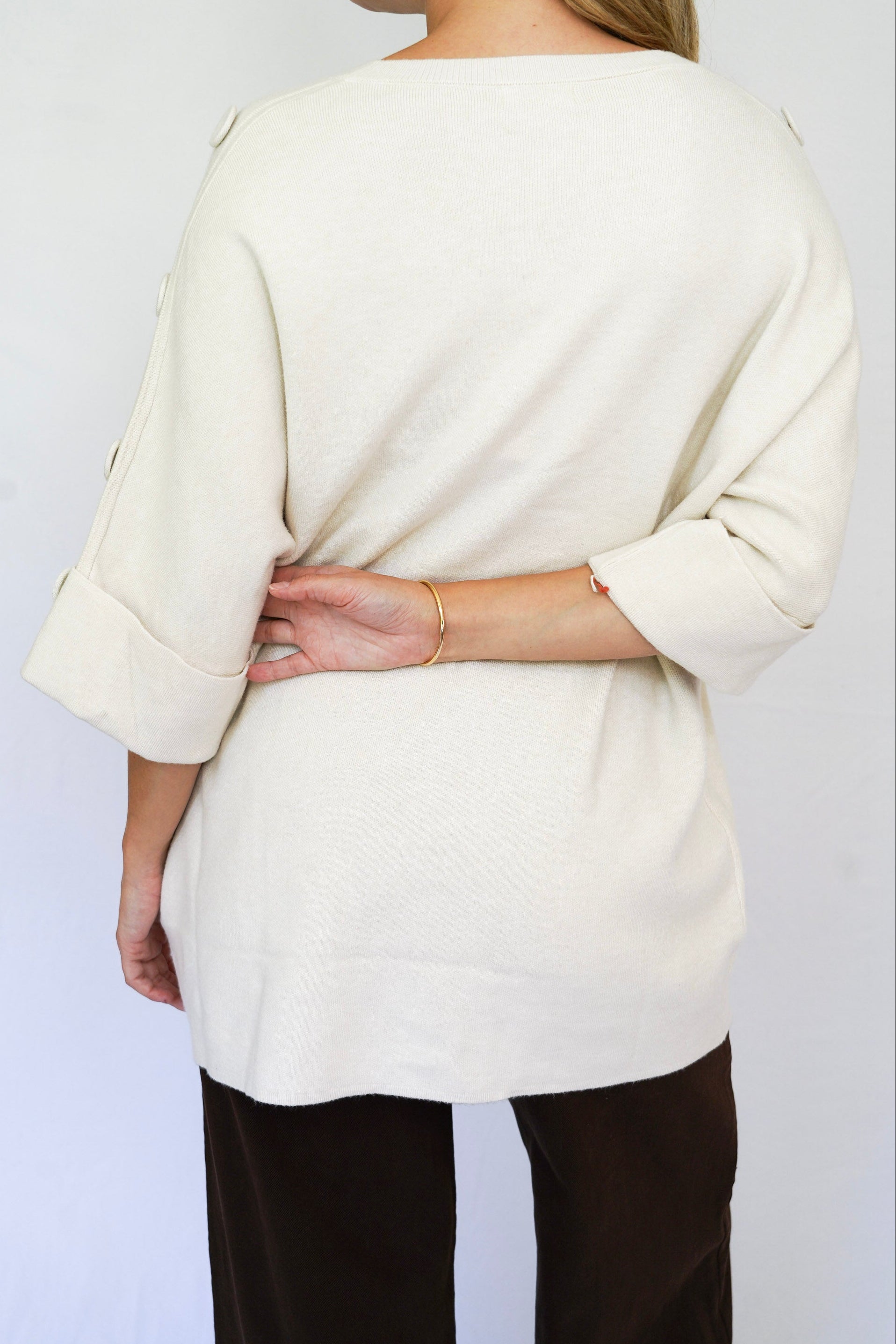 Chaleco v-neck blanco